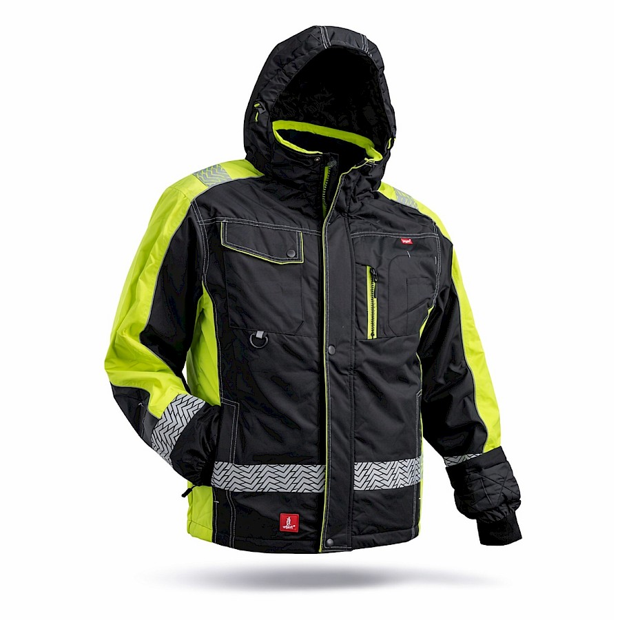 Y-8365 YELLOW KURTKA MĘSKA OCIEPLANA