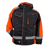 Y-8368 ORANGE KURTKA MĘSKA OCIEPLANA - zdjęcie 2