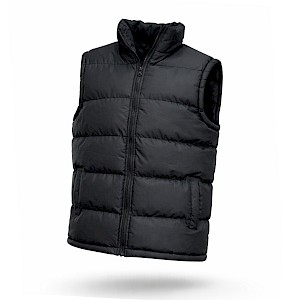 M-2028 BLACK BEZRĘKAWNIK  NA POLARZE