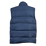 M-2028 NAVY BEZRĘKAWNIK  NA POLARZE - zdjęcie 2